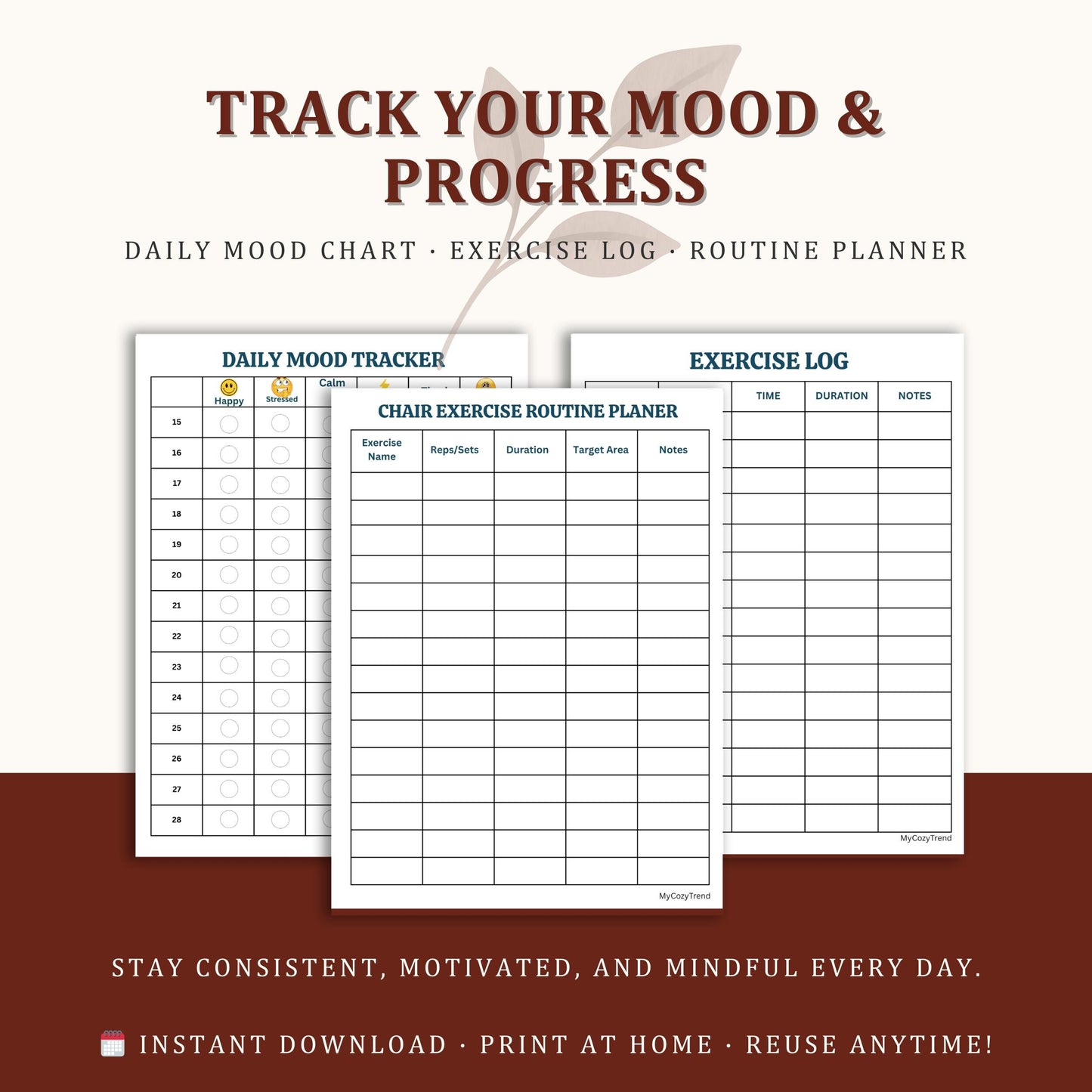 Ultimate Chair Yoga for Seniors – 28-Day Printable Exercise Program | gentle seated mobility routine for seniors PDF download