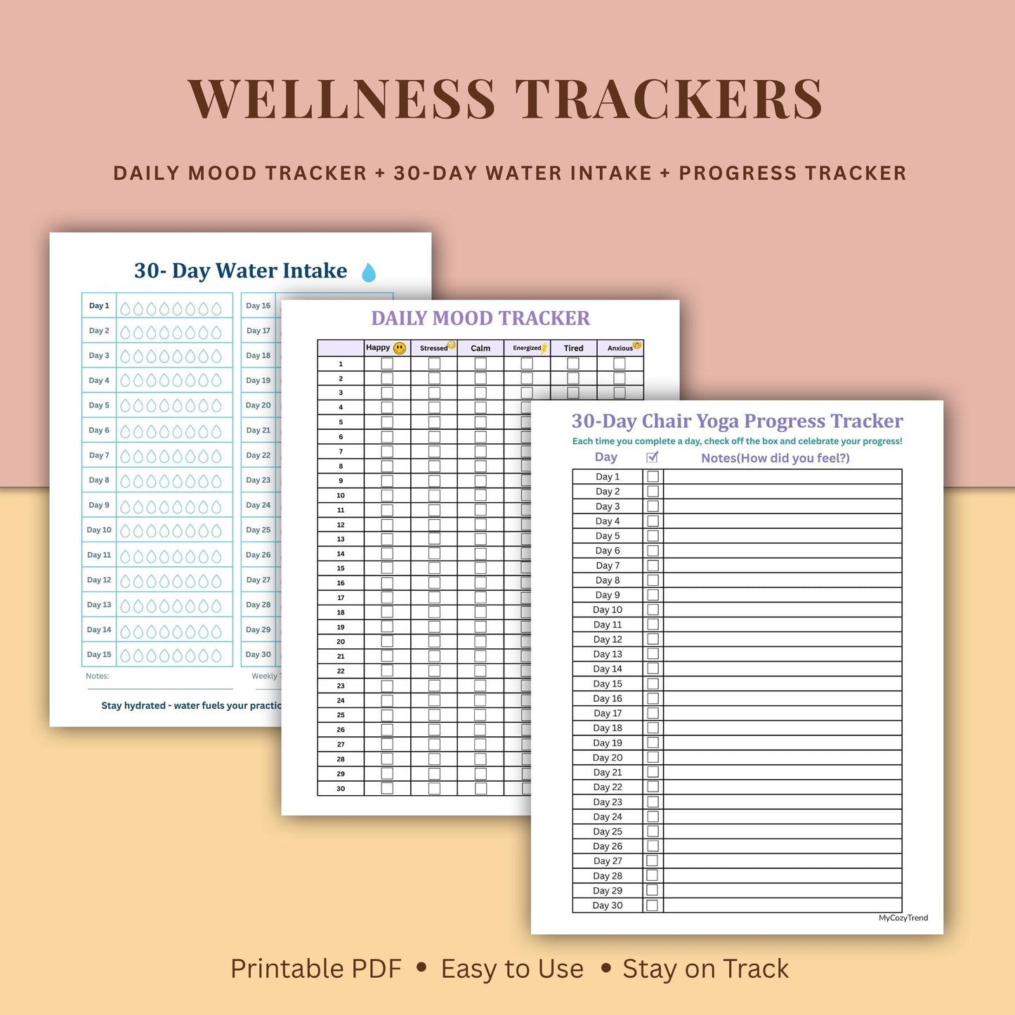 Beginner Chair Yoga Program – Gentle 7-Day Routine | printable seated yoga for seniors and beginners PDF